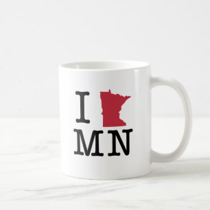 Jag älskar Minnesota Kaffemugg
