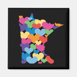 Jag älskar Minnesota Magnet