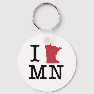 Jag älskar Minnesota Nyckelring