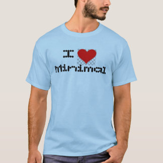 Jag älskar minsta tee shirt