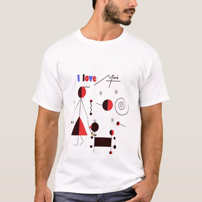 Jag älskar Miro T-shirt (Framsida)