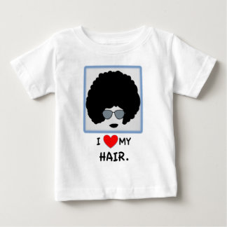 Jag älskar mitt afro- hår - tee shirt