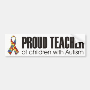 Jag älskar mitt barn med autism - unik bildekal