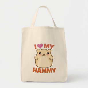 Jag älskar mitt Hammy Tygkasse