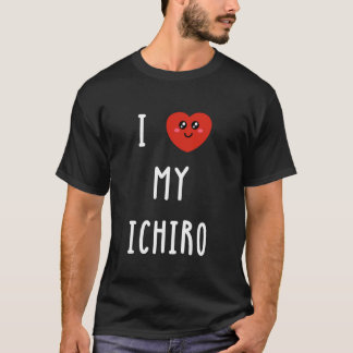 Jag älskar mitt Ichiro-namn Roligt T Shirt