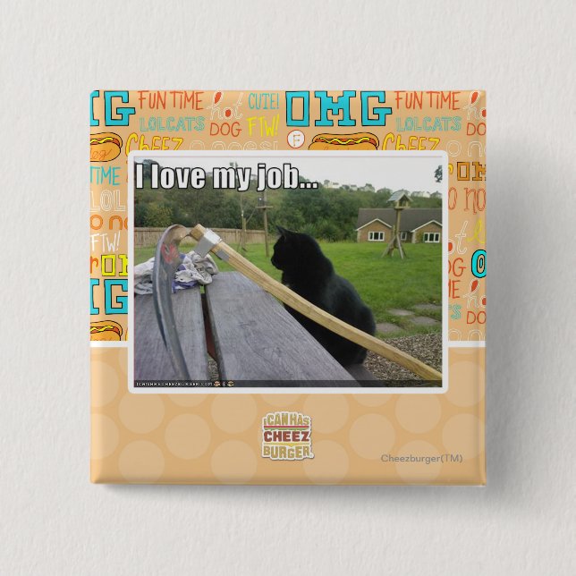 Jag älskar mitt jobb knapp (Framsida)