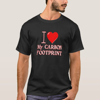 Jag älskar mitt kolfotspår! tee shirt