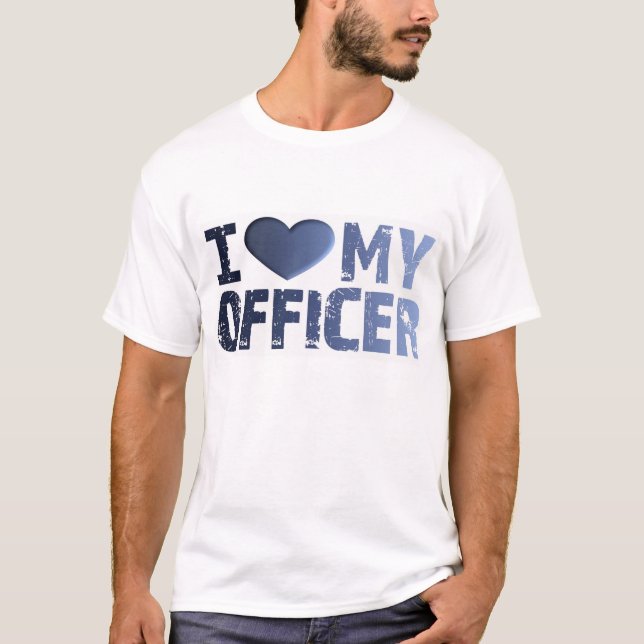 Jag älskar mitt kommenderar t-shirt (Framsida)