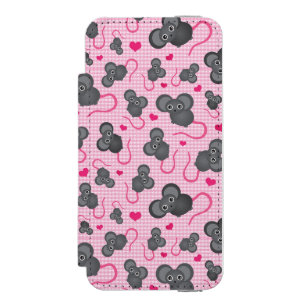 Jag älskar mitt musmönster i rosor