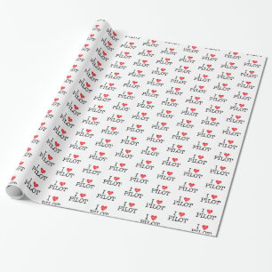 Jag älskar mitt pilot- presentpapper