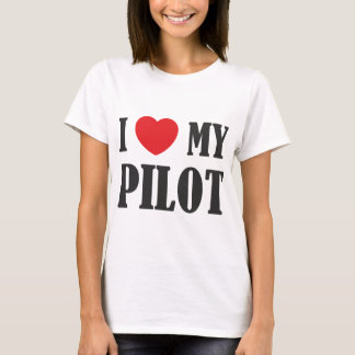 Jag älskar mitt pilot- t shirt