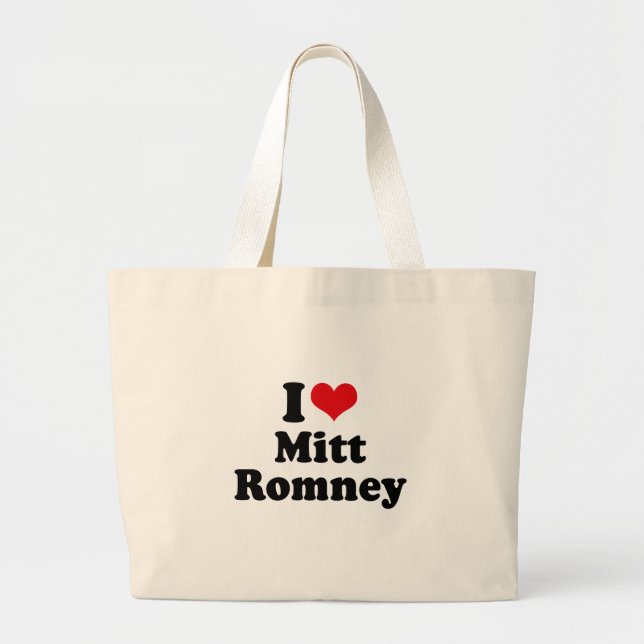 JAG ÄLSKAR MITT ROMNEY JUMBO TYGKASSE (Framsidan)