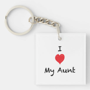 Jag älskar mitt sidfoto Keychain för