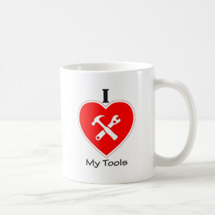 Jag älskar mitt verktyg kaffemugg