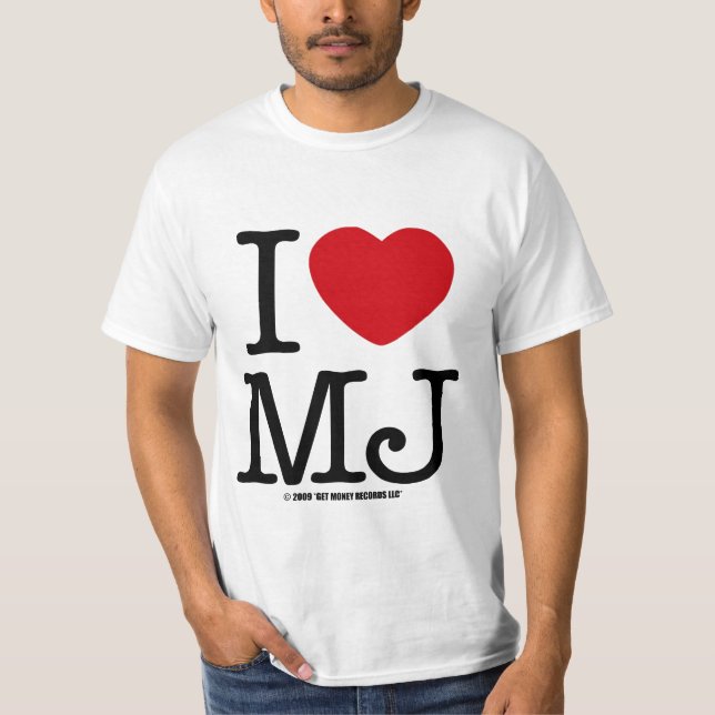 JAG ÄLSKAR MJ TEE (Framsida)