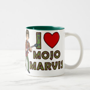 Jag älskar Mojo Marvis Två-Tonad Mugg