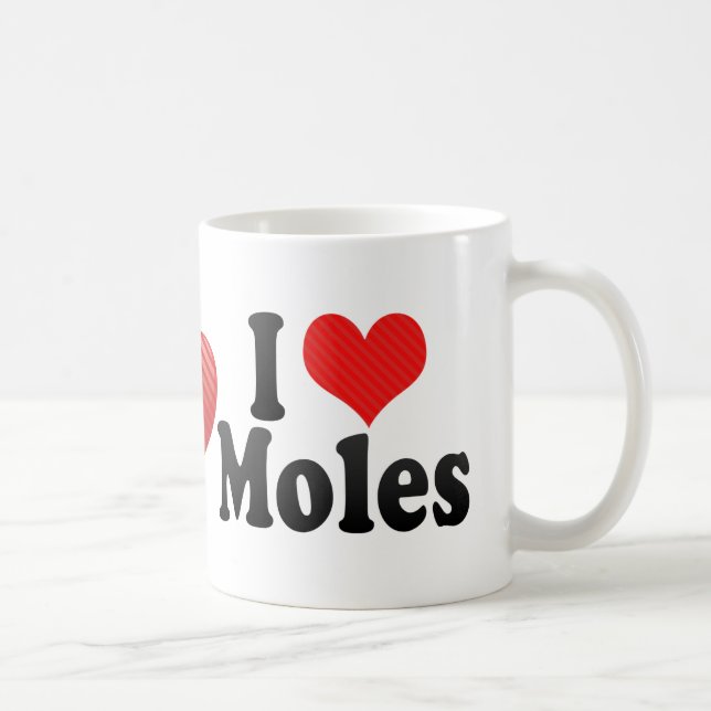 Jag älskar Moles Kaffemugg (Höger)