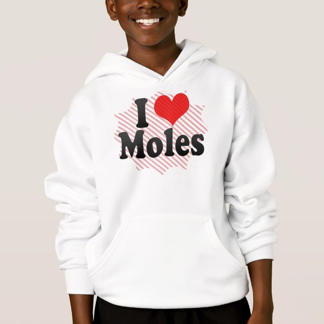 Jag älskar Moles Tee (Framsida)