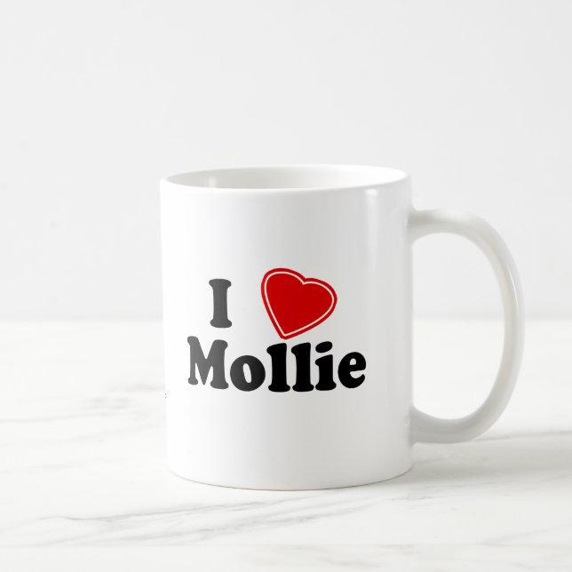 Jag älskar Mollie Kaffemugg (Höger)