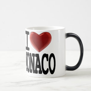 Jag älskar MONACO Magisk Mugg