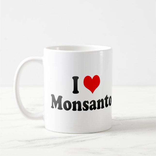 Jag älskar Monsanto, Portugal Kaffemugg (Vänster)