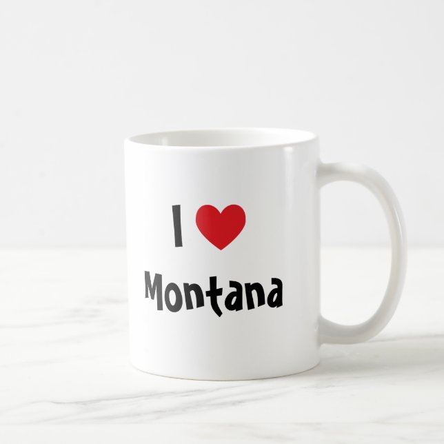Jag älskar Montana Kaffemugg (Höger)