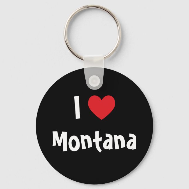 Jag älskar Montana Nyckelring (Framsida)