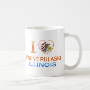 Jag älskar monteringen Pulaski, IL Kaffemugg