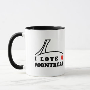 Jag älskar Montreal Mugg