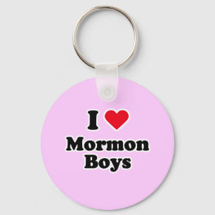 Jag älskar mormonpojkar nyckelring