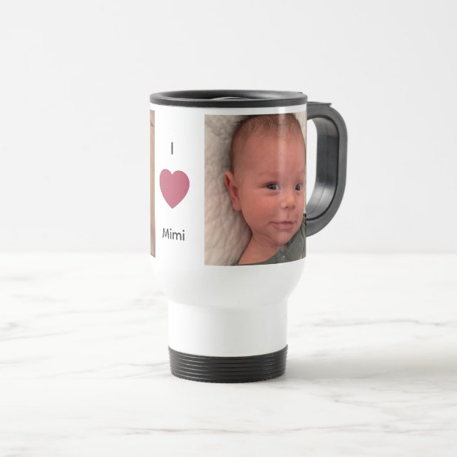 Jag älskar mormor 2 Foto  Resemugg (Framsida höger)
