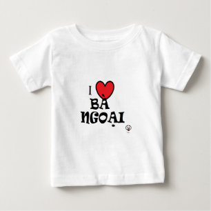 Jag älskar mormor (i vietnames) tröja