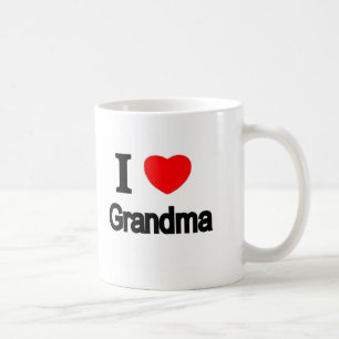 Jag älskar mormor kaffemugg