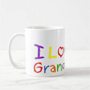 Jag älskar mormor kaffemugg