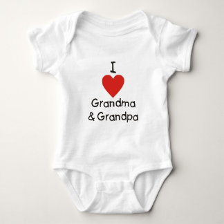 Jag älskar mormor & morfar tee shirt