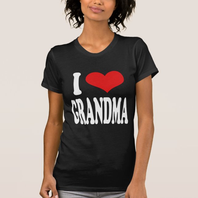 Jag älskar mormor tee shirt (Framsida)