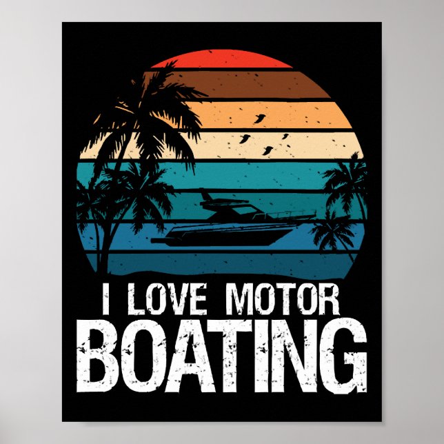 Jag älskar motorbåtsutflykter  poster (Framsidan)