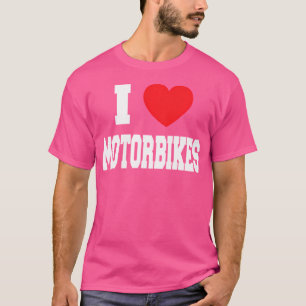 Jag älskar motorcyklar t shirt