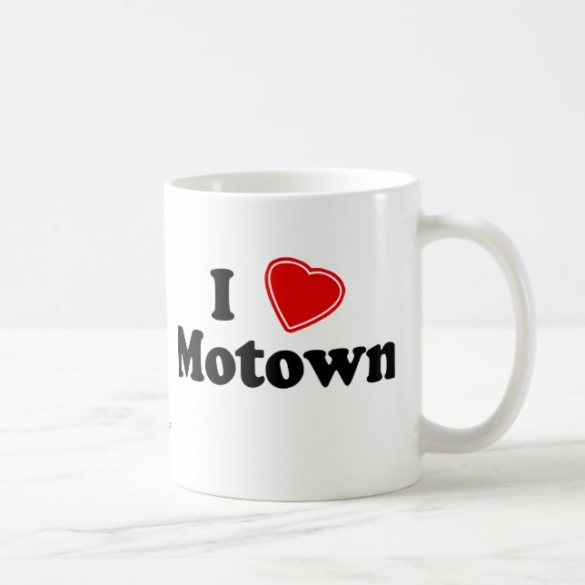 Jag älskar Motown Kaffemugg (Höger)