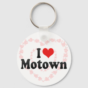 Jag älskar Motown Nyckelring