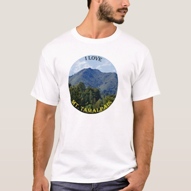 Jag älskar Mt. Tam Tee Shirt (Framsida)