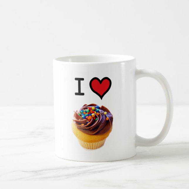 Jag älskar muffins kaffemugg (Höger)