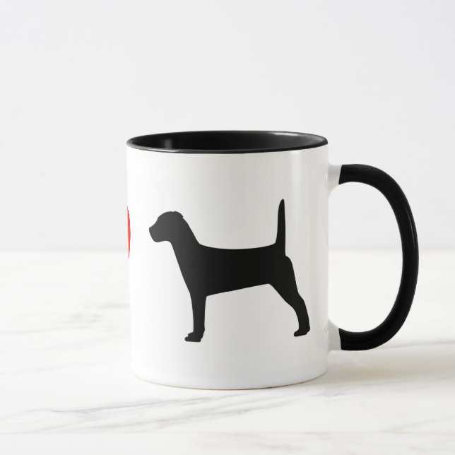 Jag älskar muggen för jackRussell Terriers Mugg (Höger)