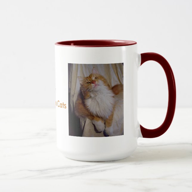 Jag älskar muggen för Maine Coonkatter Mugg (Höger)