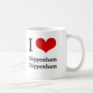 Jag älskar muggen kaffemugg