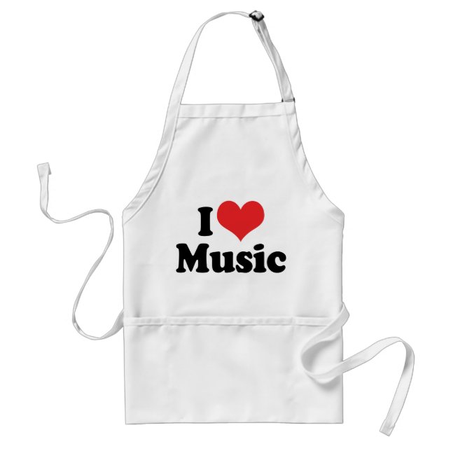 Jag älskar musik förkläde (Framsidan)