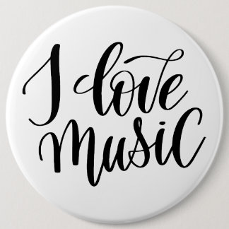 Jag älskar musik knapp