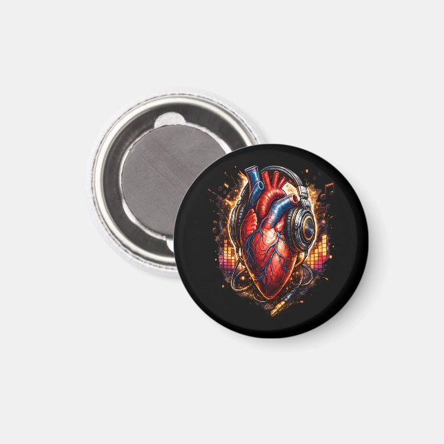Jag älskar musik magnet (Front/Back)