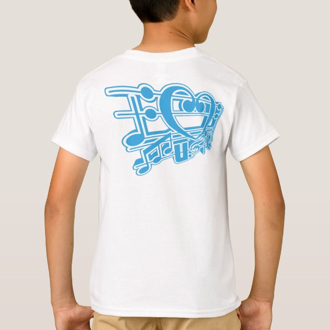 JAG ÄLSKAR MUSIK T SHIRT (Baksida)