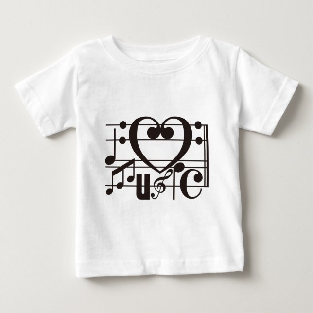 JAG ÄLSKAR MUSIK T-SHIRT (Framsida)